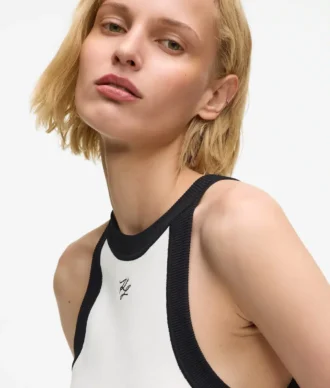 Robe en maille à ceinture Karl DNA