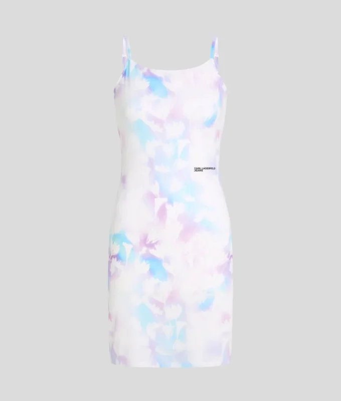 ROBE EN MAILLE À IMPRIMÉ FLORAL ROBE EN MAILLE À IMPRIMÉ FLORAL