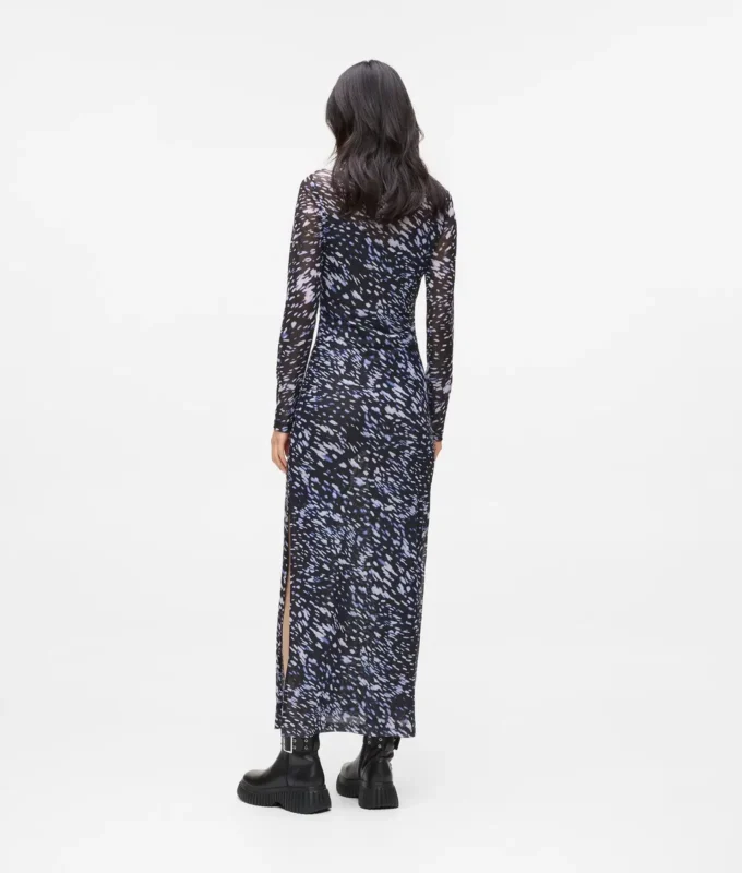 Robe en maille imprimée intégralement Robe en maille imprimée intégralement