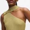 Robe en maille métallisée Robe en maille métallisée
