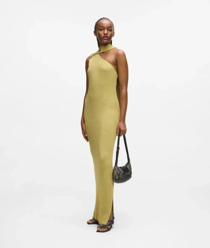 Robe en maille métallisée Robe en maille métallisée