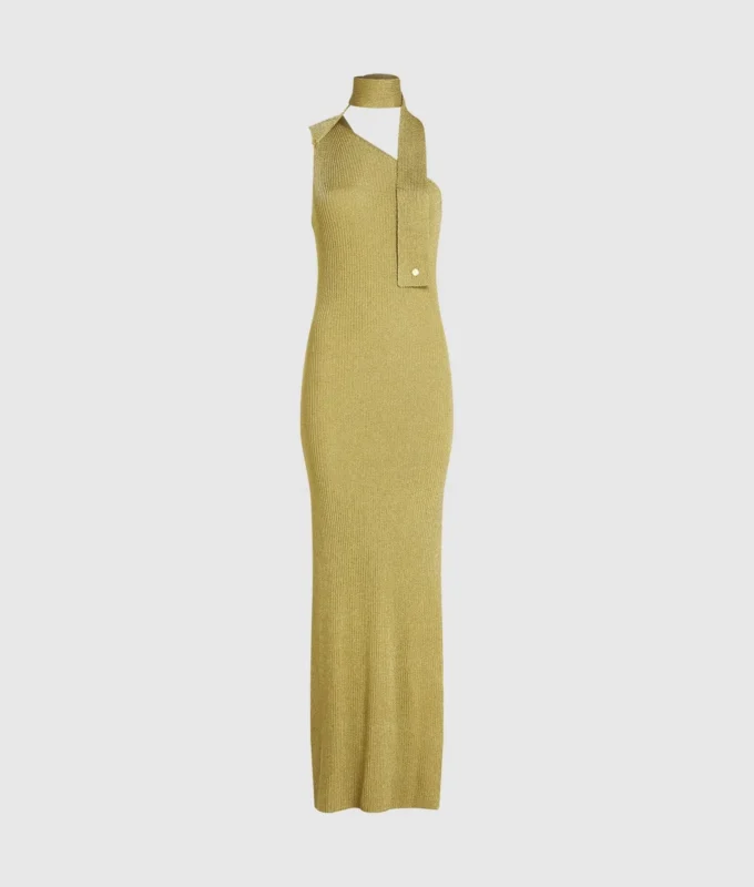 Robe en maille métallisée Robe en maille métallisée