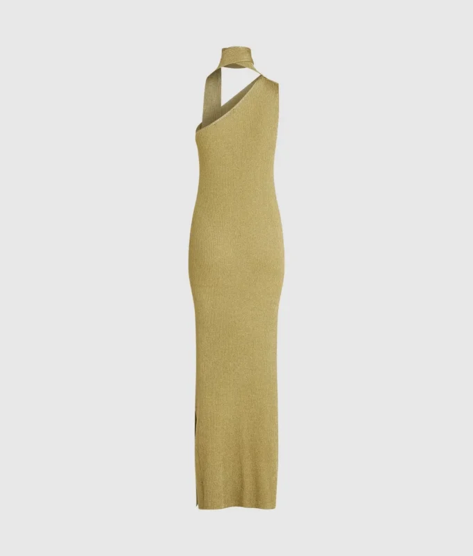 Robe en maille métallisée Robe en maille métallisée