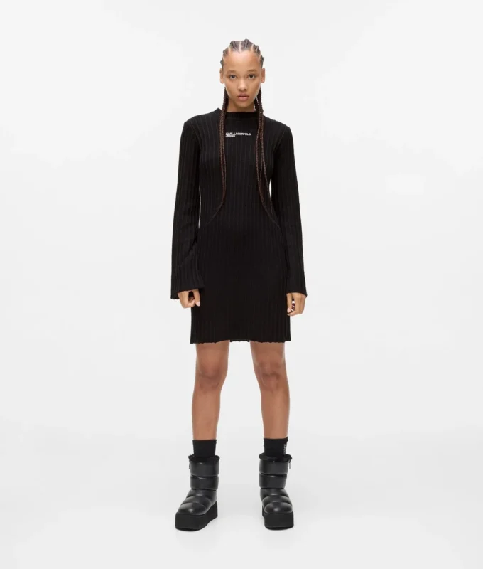 Robe en maille plissée Robe en maille plissée