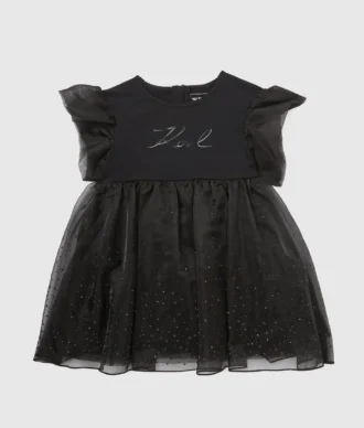 Robe en maille à strass pour bébé