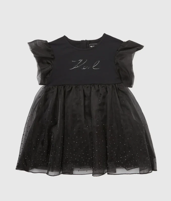 Robe en maille à strass pour bébé Robe en maille à strass pour bébé