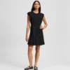 ROBE EN MÉLANGE DE TISSUS ROBE EN MÉLANGE DE TISSUS