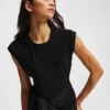 ROBE EN MÉLANGE DE TISSUS ROBE EN MÉLANGE DE TISSUS