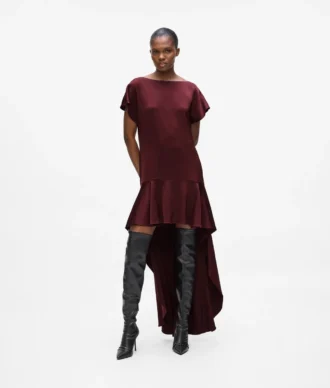 Robe en satin dos nu Robe en satin dos nu