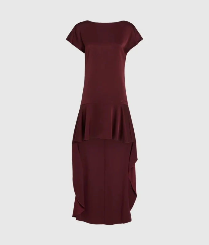 Robe en satin dos nu Robe en satin dos nu