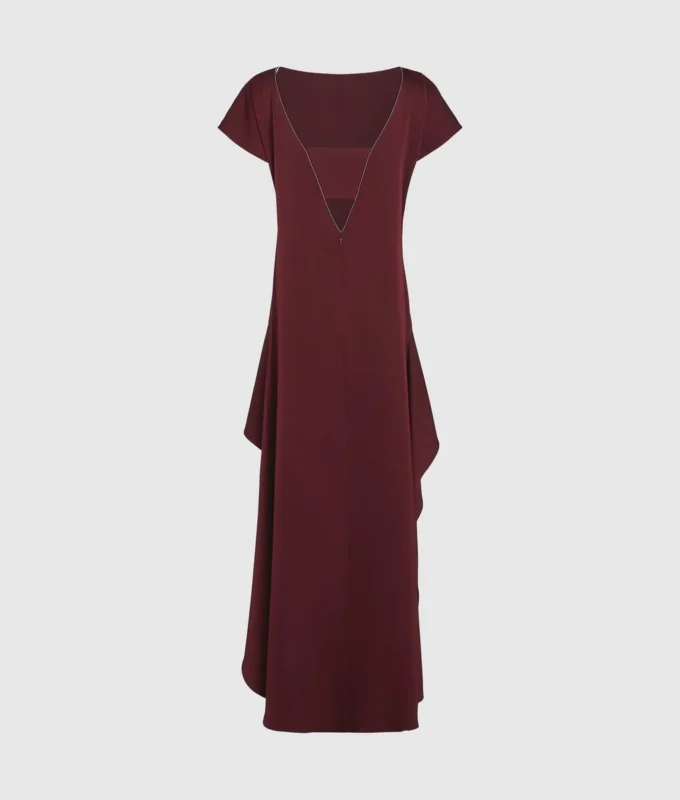 Robe en satin dos nu Robe en satin dos nu