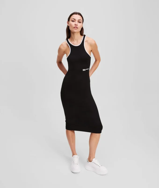 ROBE À ENCOLURE RACE