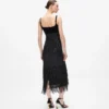 Robe à franges et paillettes