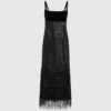 Robe à franges et paillettes