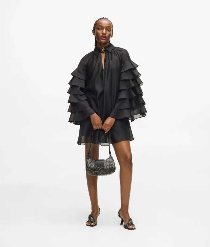 Robe à manches volantées Robe à manches volantées