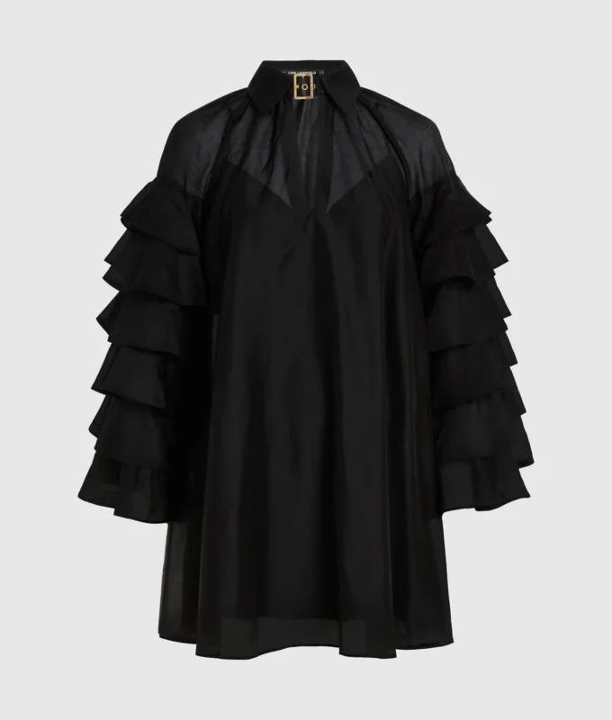 Robe à manches volantées Robe à manches volantées