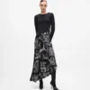 Robe midi Paris Sketch Robe midi Paris Sketch