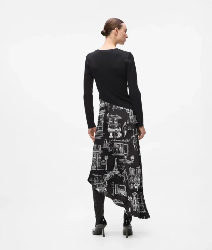 Robe midi Paris Sketch Robe midi Paris Sketch