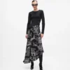 Robe midi Paris Sketch Robe midi Paris Sketch