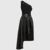 Robe motarde asymétrique Robe motarde asymétrique