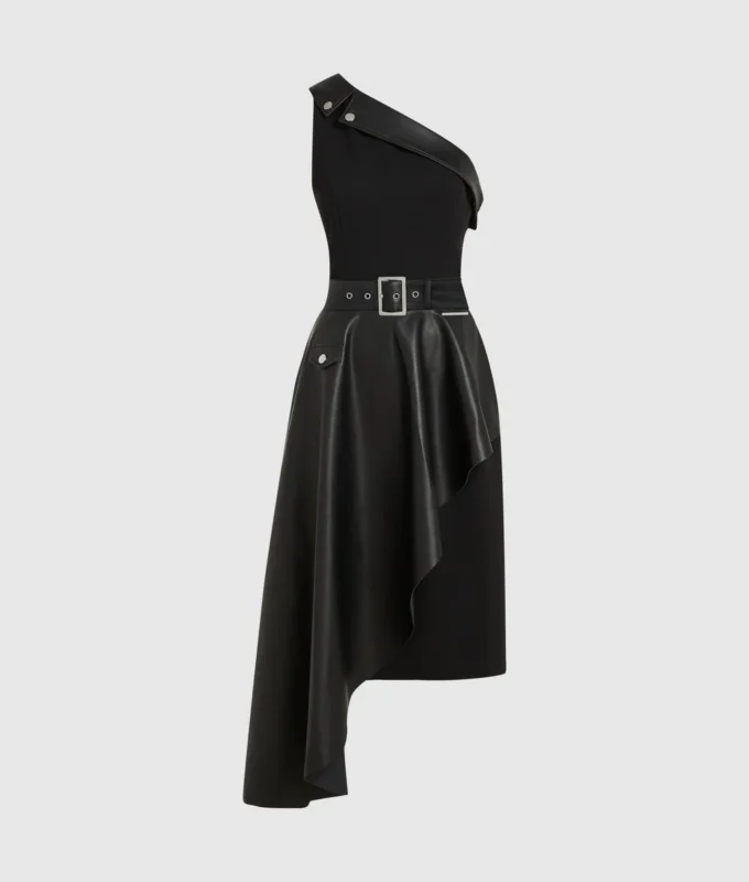 Robe motarde asymétrique Robe motarde asymétrique