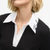 Robe polo à col signature Robe polo à col signature