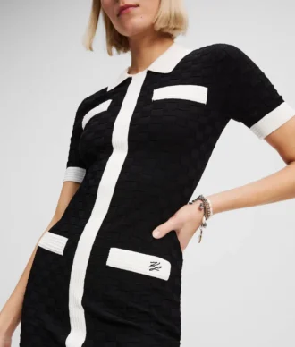 ROBE POLO À Passepoil contrasté