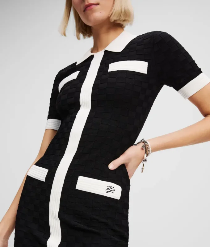 ROBE POLO À Passepoil contrasté ROBE POLO À Passepoil contrasté