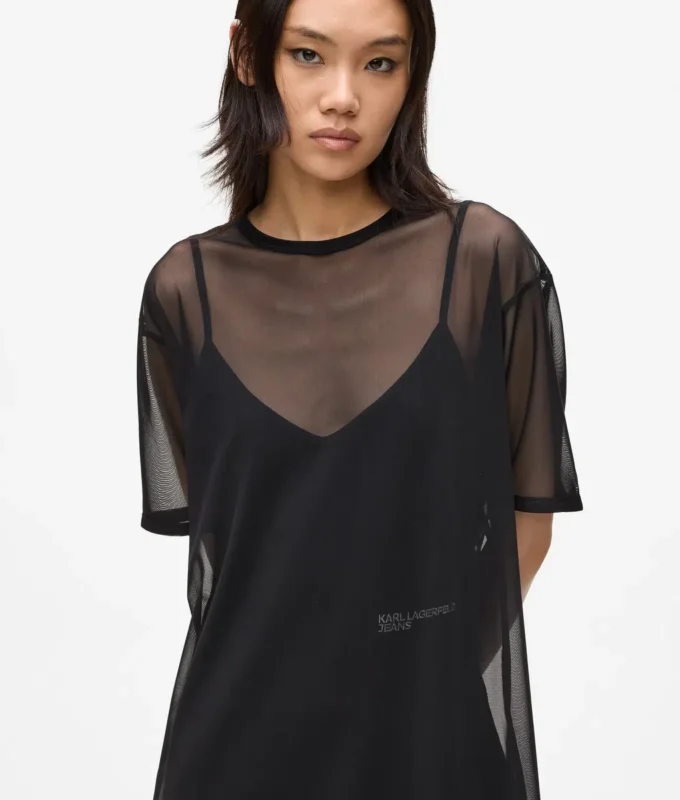 Robe t-shirt en maille Robe t-shirt en maille