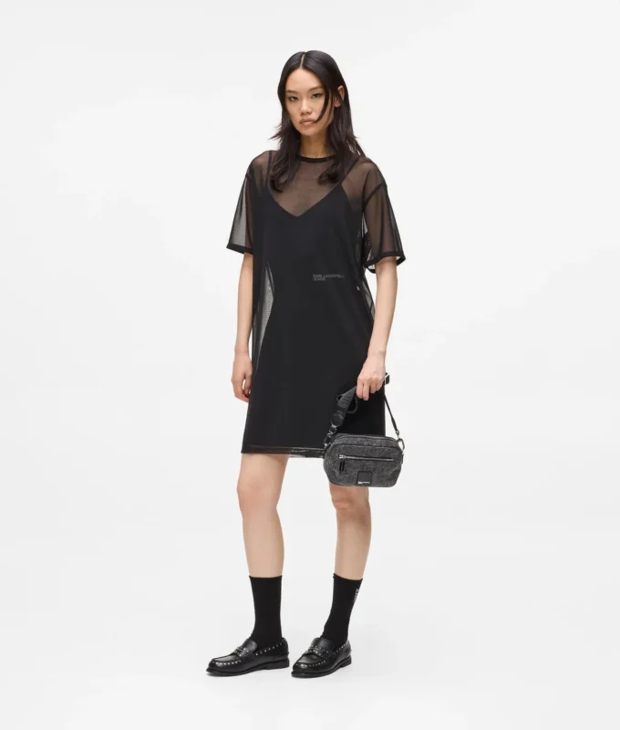 Robe t-shirt en maille Robe t-shirt en maille