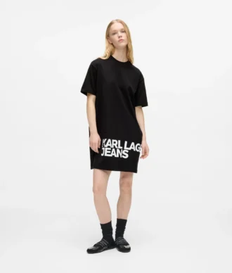 Robe t-shirt à logo