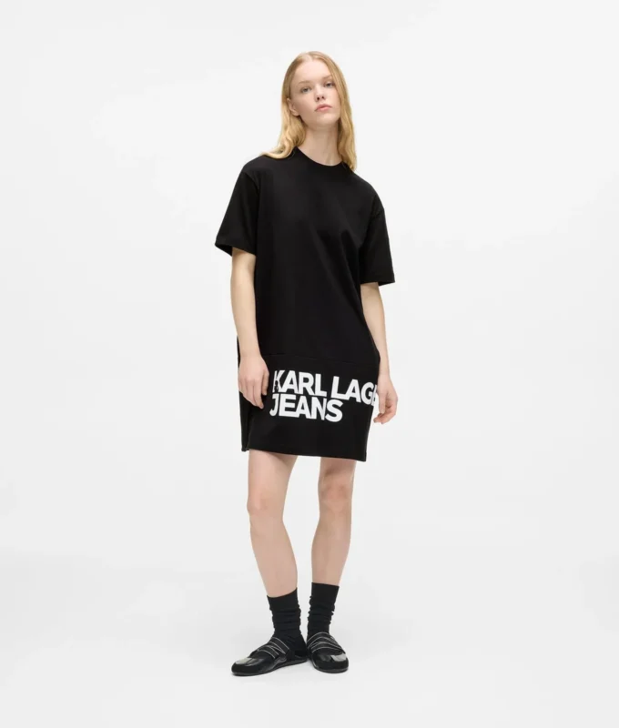 Robe t-shirt à logo Robe t-shirt à logo