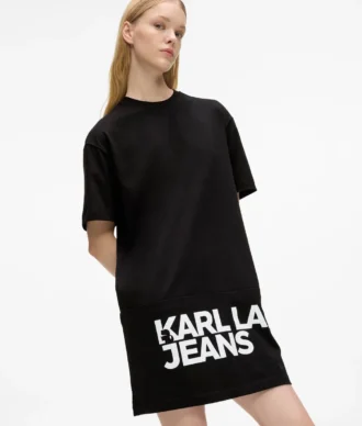 Robe t-shirt à logo