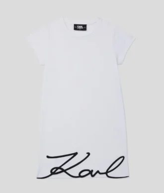 ROBE T-SHIRT SIGNATURE POUR FILLES