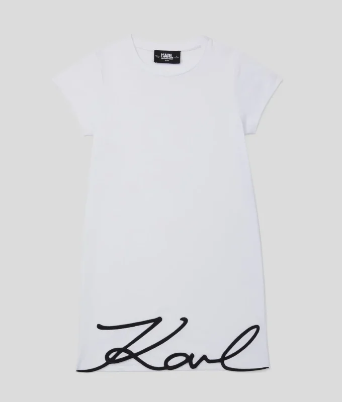 ROBE T-SHIRT SIGNATURE POUR FILLES ROBE T-SHIRT SIGNATURE POUR FILLES