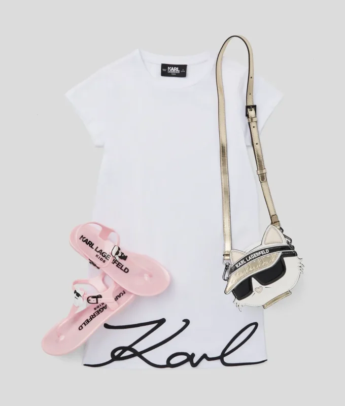 ROBE T-SHIRT SIGNATURE POUR FILLES ROBE T-SHIRT SIGNATURE POUR FILLES