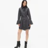Robe évasée en denim Robe évasée en denim