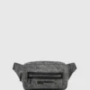 Sac banane en denim délavé
