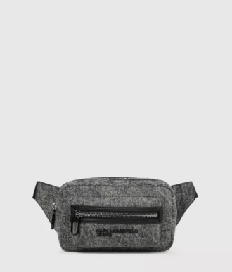 Sac banane en denim délavé