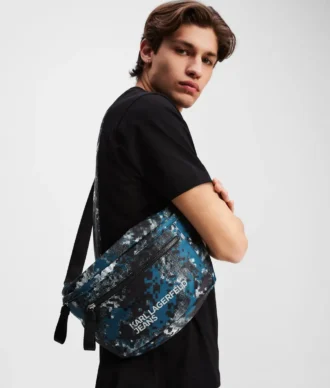 SAC BANDEAU EN NYLON IMPRIMÉ NUMÉRIQUE