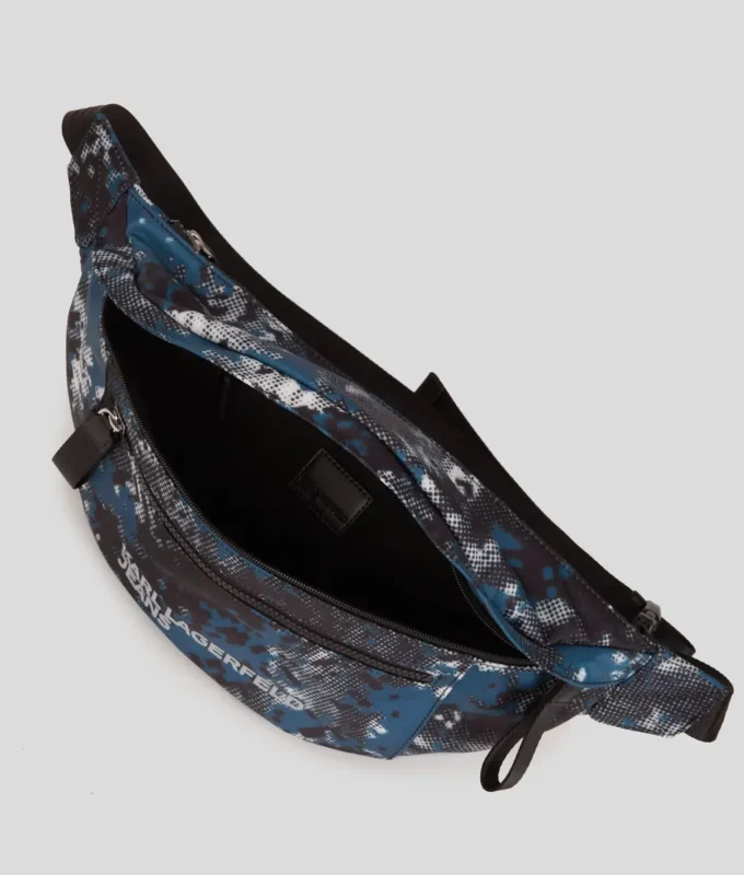 SAC BANDEAU EN NYLON IMPRIMÉ NUMÉRIQUE