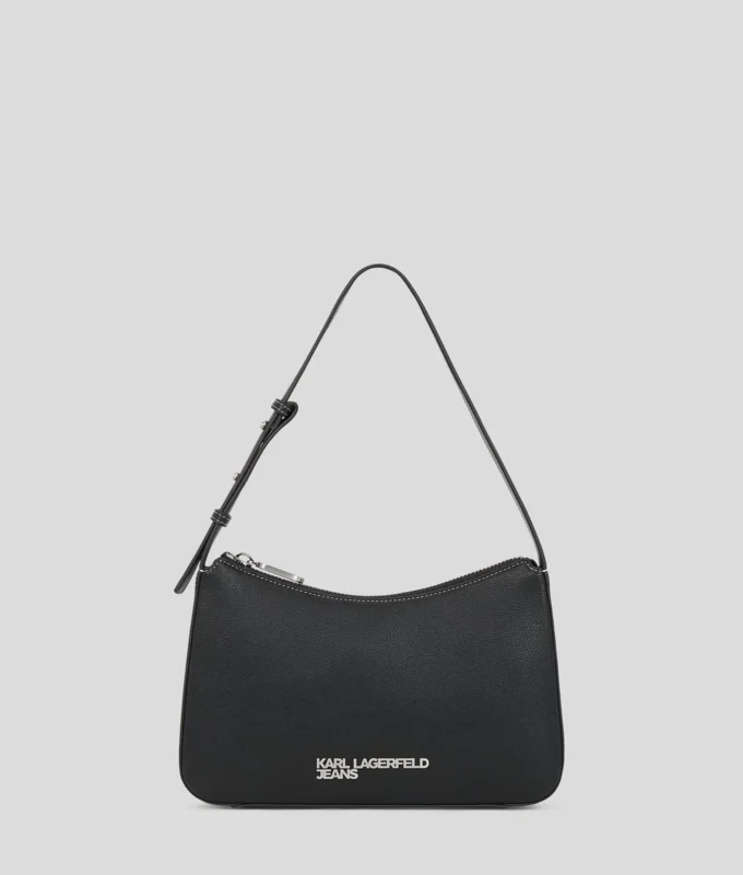 SAC À BANDOULIÈRE AVEC LOGO MÉTALLIQUE SAC À BANDOULIÈRE AVEC LOGO MÉTALLIQUE