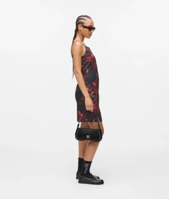 Sac à bandoulière clouté pour lunettes de soleil