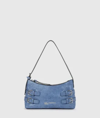 Sac à bandoulière en denim à boucles