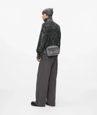 Sac à bandoulière en denim délavé