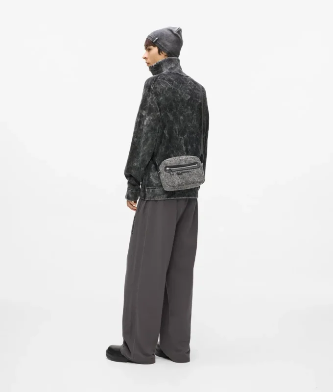 Sac à bandoulière en denim délavé Sac à bandoulière en denim délavé
