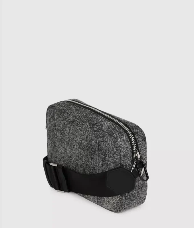 Sac à bandoulière en denim délavé Sac à bandoulière en denim délavé