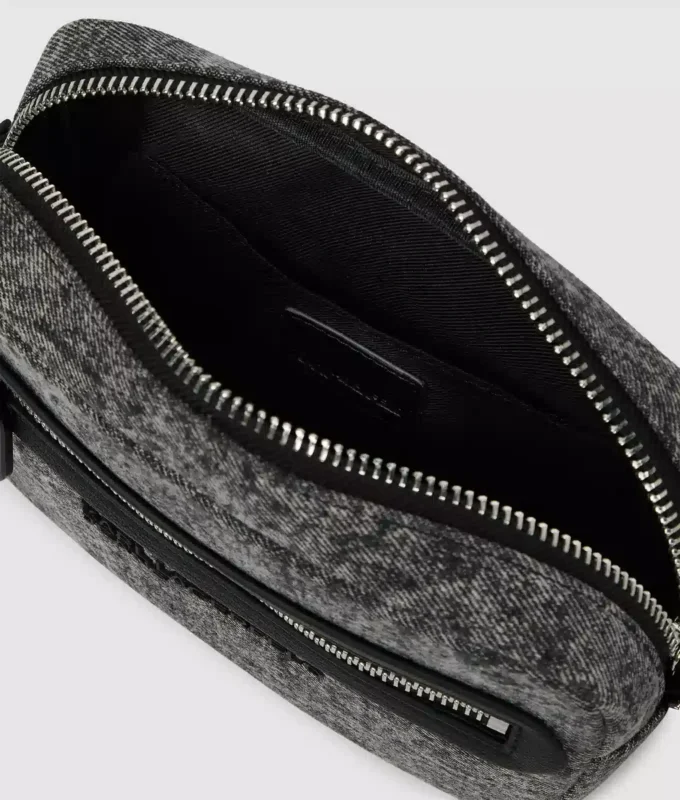 Sac à bandoulière en denim délavé Sac à bandoulière en denim délavé