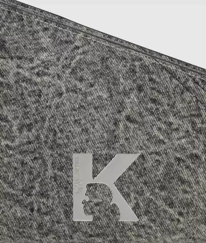 Sac à bandoulière en denim géométrique Sac à bandoulière en denim géométrique