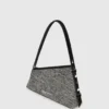 Sac à bandoulière en denim géométrique Sac à bandoulière en denim géométrique